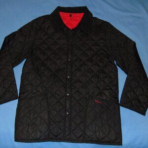 BARBOUR LIDDESDALE QUILTED JACKET BLACK LARGE